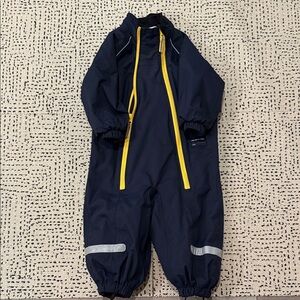 Polarn O. Pyret Navy Toddler Snowsuit